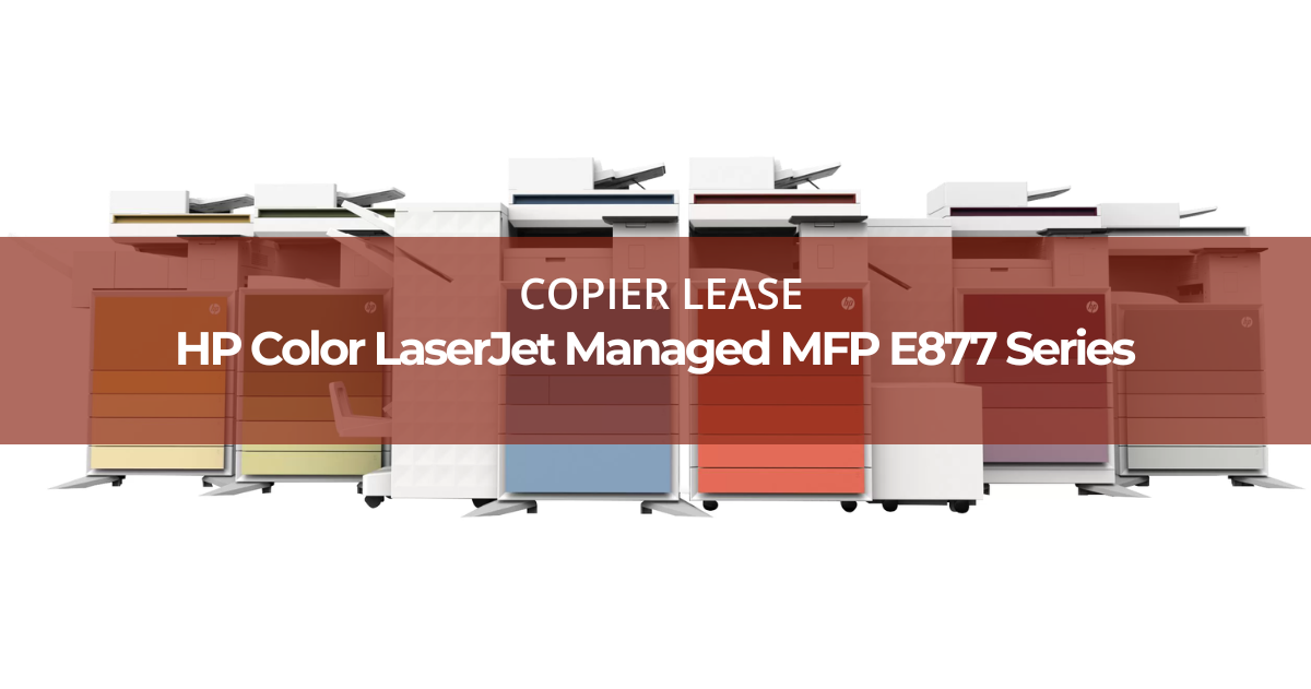 HP Color LaserJet Managed MFP E877 Series BDL